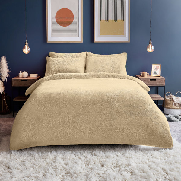 Silent night teddy fleece duvet sale